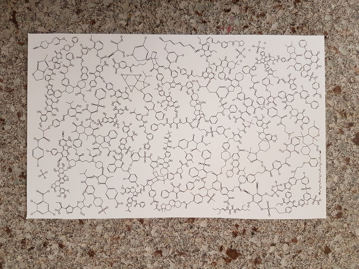 dhampgonsalves's tweet photo. Chemical structures nested using deep est plotted on my #midtbot.
#plottertwitter https://t.co/k064rxwvjW