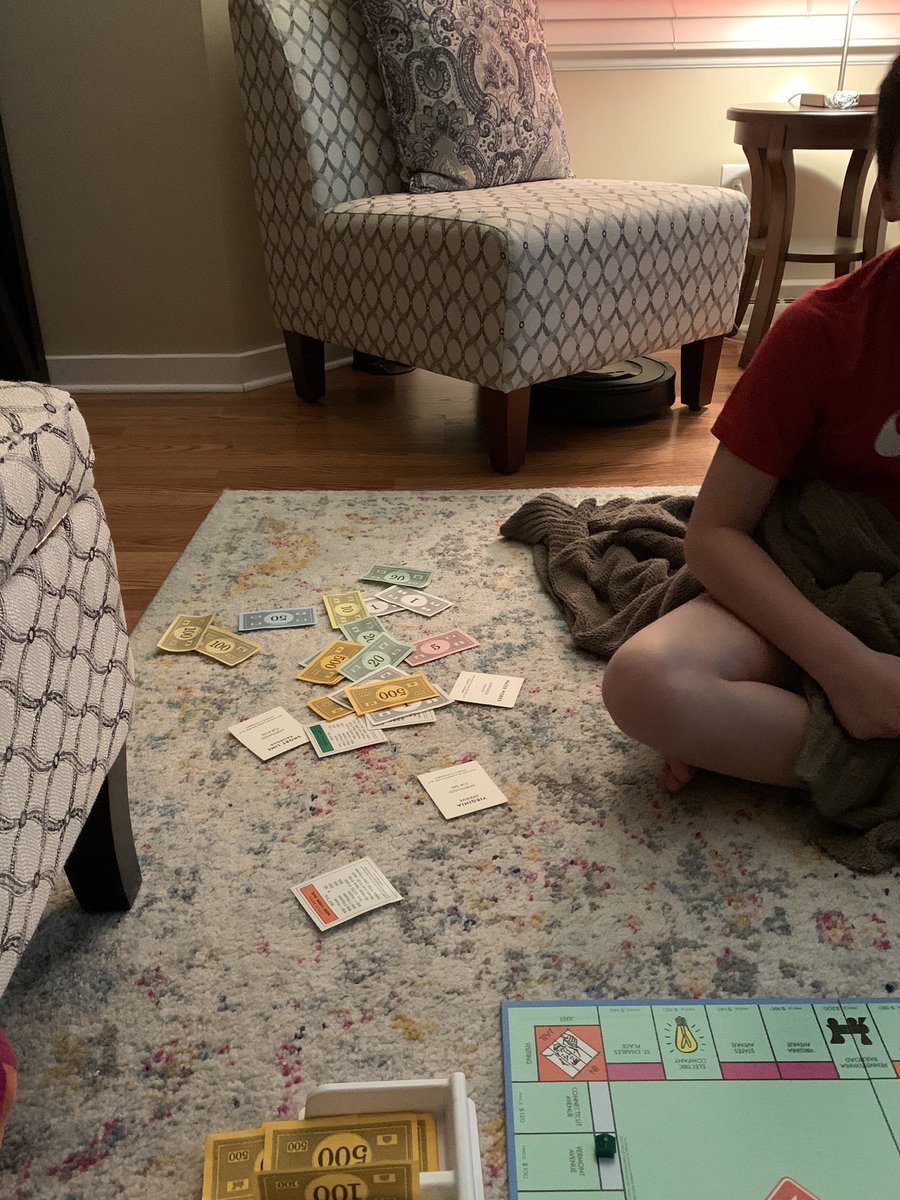 MrsGrattan1's tweet photo. #teamAPEcon My kids are getting the ch 9 lesson early. First, it’s different playing & teaching this in 45 minute increments. Second, this is a lot different teaching them vs you guys, organizational skills alone. Third, I’m not sure which group was more competitive? https://t.co/QNFFpUE9gl