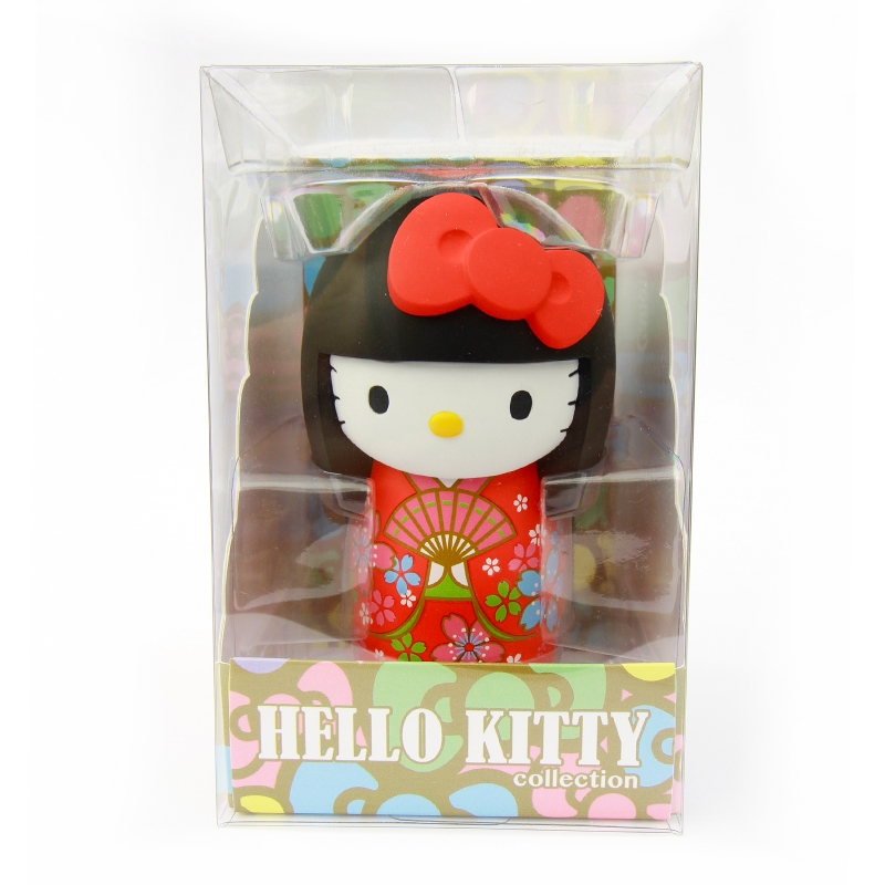 キティちゃん「こけしハローキティ置物大人気アイテムこけしになったキティちゃんの置物があすなろ舎」|ご当地キティのイラスト