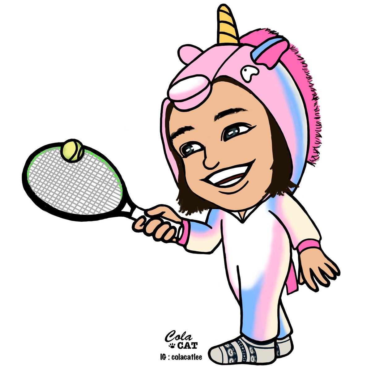 colacatlee's tweet photo. There’s a unicorn took the Federer hat challenge
Seriously I want this unicorn costume 🥺
https://t.co/sEaDhjMcXY
https://t.co/Ylwd1HwvC1
#digitalart #applepencil #ipadpro #procreate #tennis #tennispro #wta #igaswiatek #hattapchallenge #federerchallenge #federervolleychallenge https://t.co/yibWF0yAae