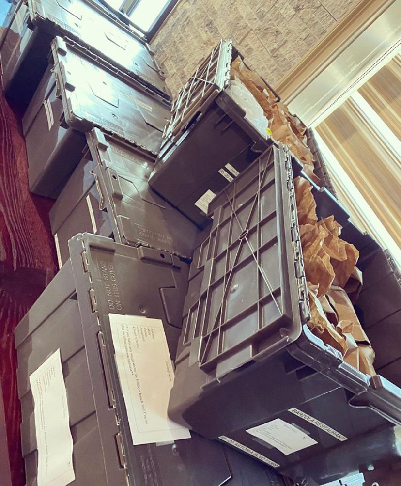 Lunch at <a href="/NYCHealthSystem/">NYC Health + Hospitals</a> #ElmhurstHospital from <a href="/Butter_Beans/">Butter Beans</a> sponsored by Linna Quigley and her generous friends. Dinner from Barzola East Elmhurst sponsored by Clara Solomon and friends from NYU.