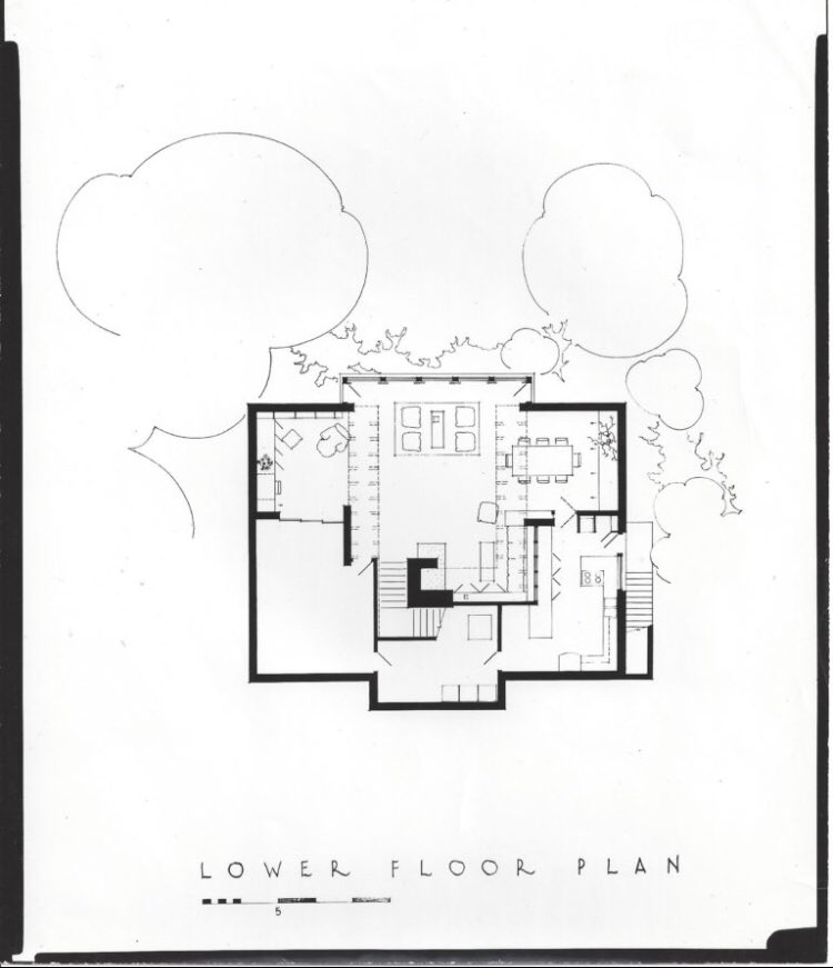 Alden B. DowMidland, MIHouse for the Midwest SuburbsDow’s design was a model house for sloping sites, built of concrete block with entrances at two levels.