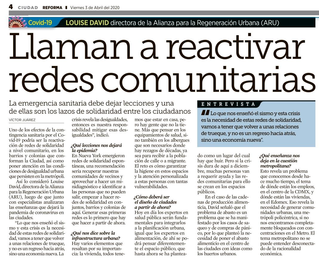 Para ciudades resilientes, lo humano es fundamental