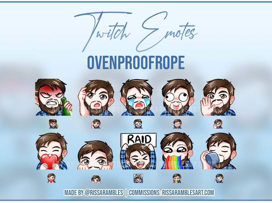 Rissa Emote Comms Open New Twitch Emotes For Ovenproofrope Commissions Are Open See My Profile For More Details 3 Twitchemoteartist Twitchemotes Streaming T Co Reg3prrg6w