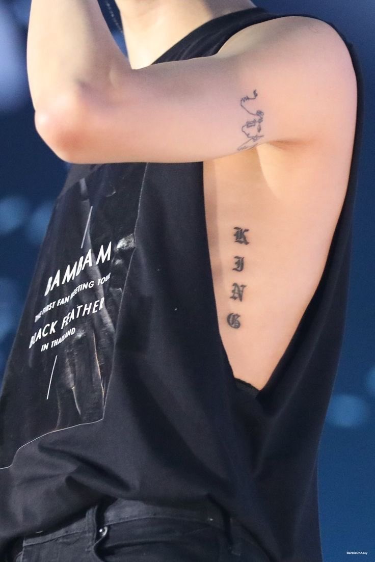bambam too. i love the fact that most of got7 have tattoos
