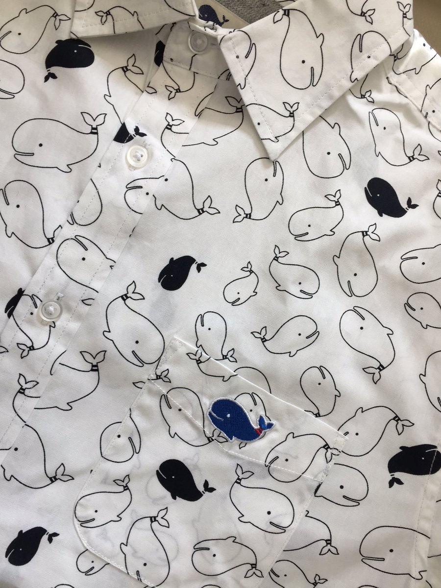 Uzivatel いっしぃ Na Twitteru ちなみにこちらのくじら柄シャツもメンズサイズだけど可愛すぎて買っちゃった オーバーサイズで着倒す え しまむらメンズファッション熱いな 好き