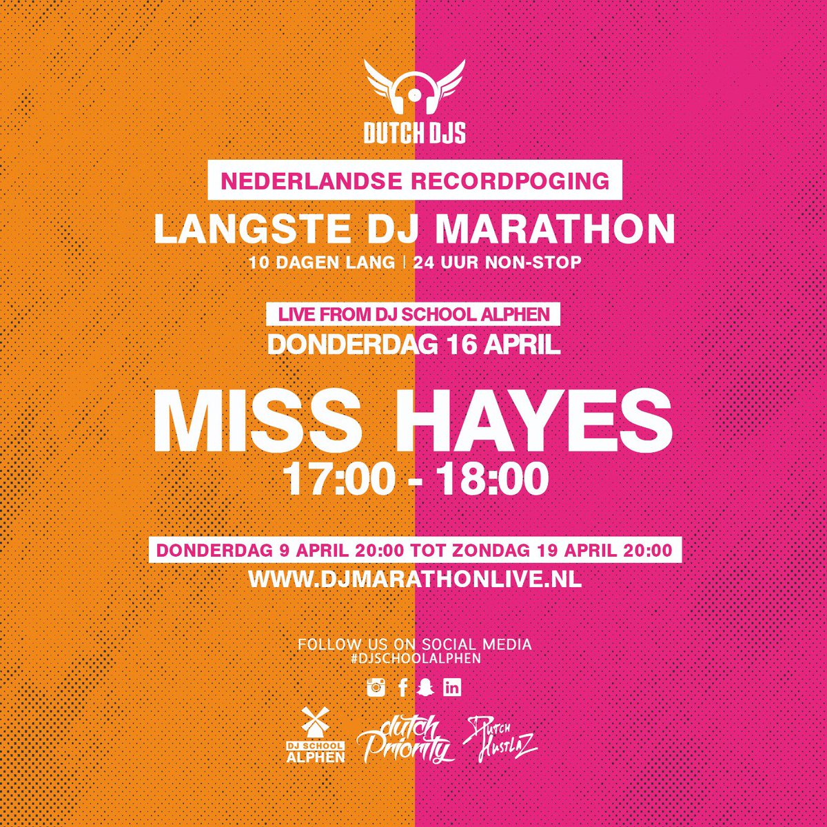DJMissHayes's tweet photo. TOMORROW LIVE AT 17:00 !! @djschoolalphen https://t.co/uun1bcpAIT