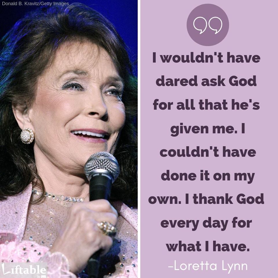   Happy 88th Birthday, Loretta Lynn! 