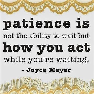 Traducete's tweet photo. La paciencia no es la capacidad de esperar sino lo que haces mientras esperas. Cita de Joyce Meyer. #Tradúcete #Venderdesdecasa #ánimo #felizmiércoles https://t.co/3YWw5n94sy
