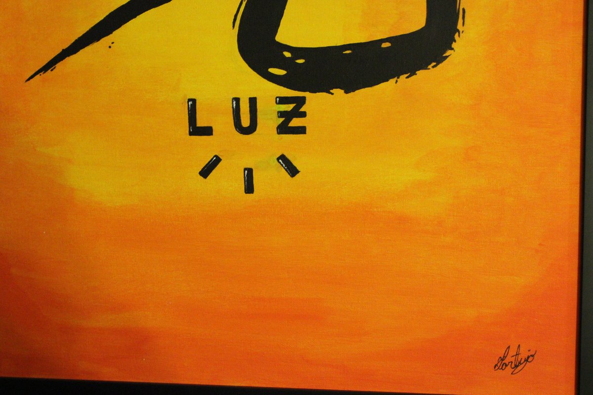CartujoArt's tweet photo. En homenaje a la obra musical y audiovisual de Marlon Morales @LilSupaOficial  titulada "Luz". Se trata de una obra realizada sobre un canvas, utilizando pintura acrílica, donde se trata de emular el titulo de la obra musical. @yoyodojonet 

Fecha:
09/2019
#luz #lilsupa #yoyodojo https://t.co/pvVmE2Wyww