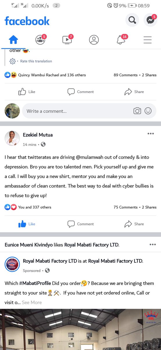 KenyattaPeer's tweet photo. @mulamwah @MwalimChurchill Bro did you see this??? Maka a follow-up. I personally love your work and admire it. Never give up bro. https://t.co/L5yTXnOieu