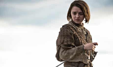 What piece of fencing advice did Jon Snow give to Arya Stark? 'Stick them with the …''… prickly end''… sharp end''… stabby end''… pointy end'