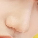 his nose