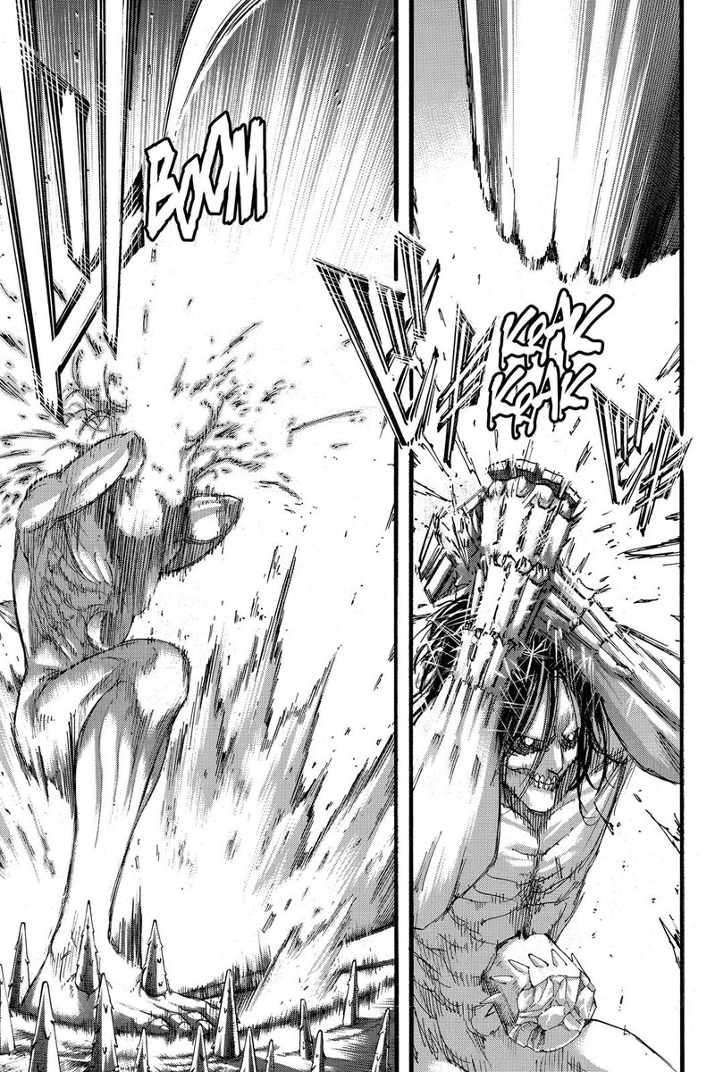 I was wondering why it was called the War Hammer Titan and it turns out it manifests an actual fucking war hammer when it fights 