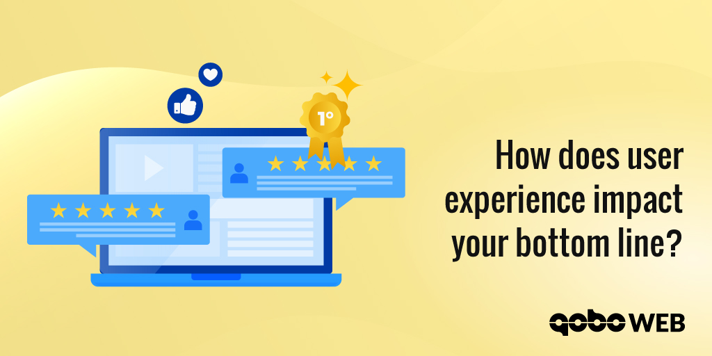 QoboWeb's tweet photo. How does user experience impact your bottom line? https://t.co/9oazuaElv1 
#websitedesign #webdevelopment #webdesign #webdevelopers #graphicdesign #creative #ROI #userexperience #UI #UX #QoboWeb https://t.co/4EPzaA95dT