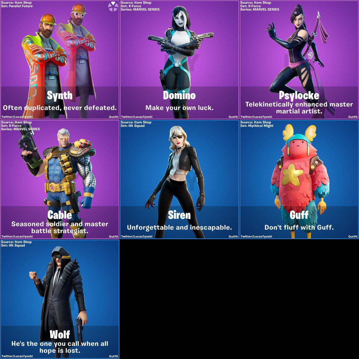 Shiina On Twitter Leaked Skins Via Lucas7yoshi Fortnite Leaks Lucas7 Fortnite Leaks Lucas7 Shiina On Twitter Leaked Skins Via Lucas7yoshi