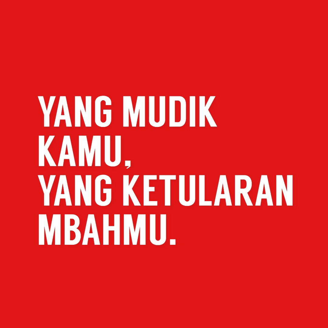 monstreza's tweet photo. Rasah mudik, Lur! 🙏🏻 https://t.co/6s14fZcx2Z