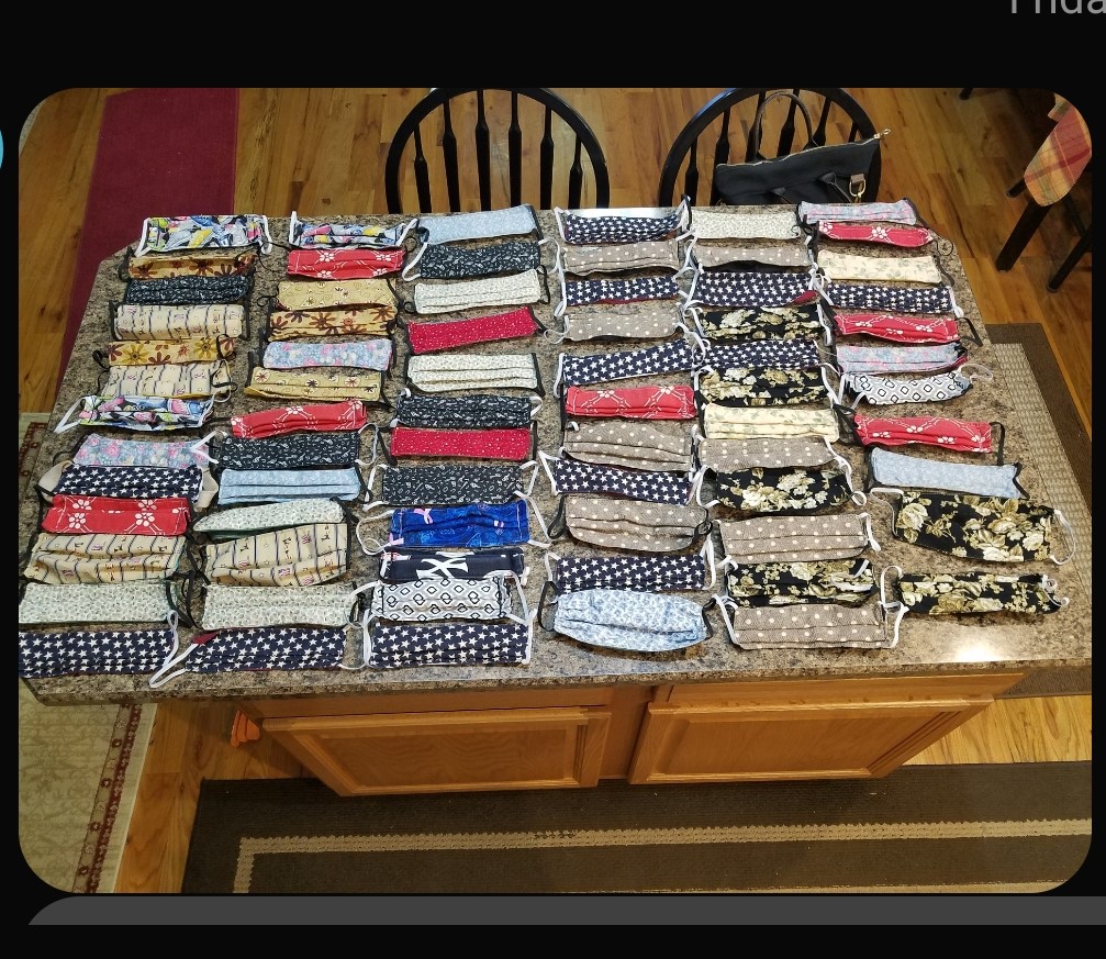 rrcooc's tweet photo. Recently friends of Liz Harris, one of our nurses, demonstrated an outpouring of caring by making these masks for our staff. We are blessed by our committed staff and their friends and families that allow our work to continue safely. 2/2 https://t.co/GRjIr3eOcS