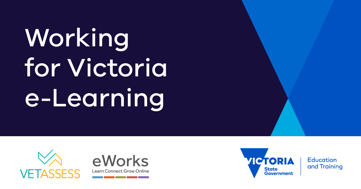 VETASSESS's tweet photo. #VETASSESS and its online learning arm, @eWorksTweets are working with the #VICGovernment to provide online courses to people who have become unemployed due to the COVID-19 outbreak as part of the VIC Government’s #WorkingforVictoria initiative. For more https://t.co/ABATDld8GJ https://t.co/gG0FbmPSBk