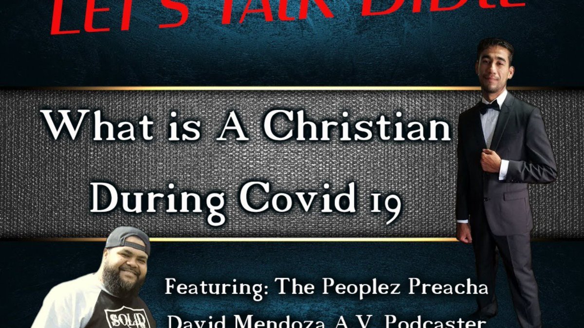 Check out my latest video "Let's Talk Bible, What is a Christian during covid 19"

Watch Now: youtu.be/_1BI2UO9IZU