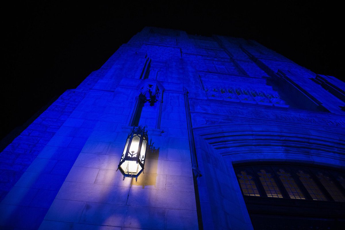 virginia_tech's tweet image. Burruss Hall will be illuminated blue over the upcoming weeks, in support of all medical professionals and essential employees working during the #COVID19 emergency. 💙 💙 💙 We can’t thank you enough.