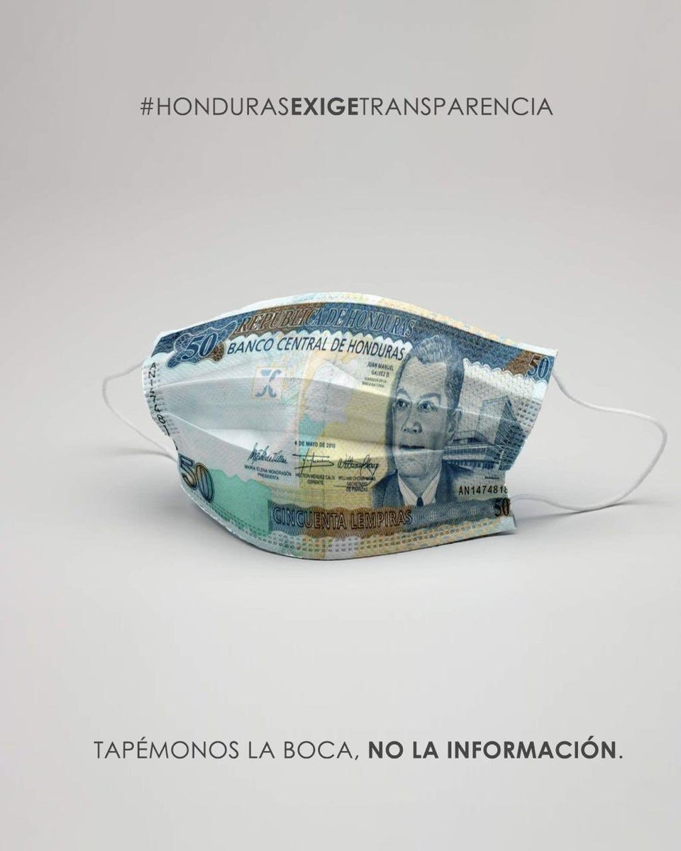 ¡Honduras merece transparencia! La rendición de cuentas y transparencia ante los procesos de esta crisis, son necesarias e indispensables para sobrevivir. Conocer toda la información es nuestro derecho.  #HondurasMereceTransparencia #HondurasExigeTransparencia  #HondurasQuedate