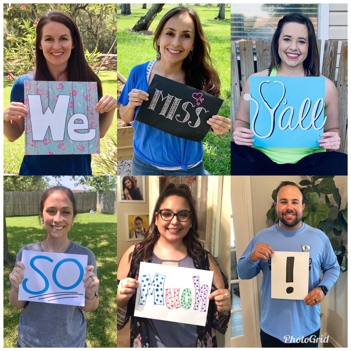 BWOOD_HOSA's tweet photo. We are so happy to have the technology to stay in touch with so many of you, but can’t wait to see you all again! Keep studying those root words, don’t stop practicing those skills, WASH your hands, and never forget how much y’all mean to us #BISDPride #fromhereanythingispossible https://t.co/mDUqItcDVK