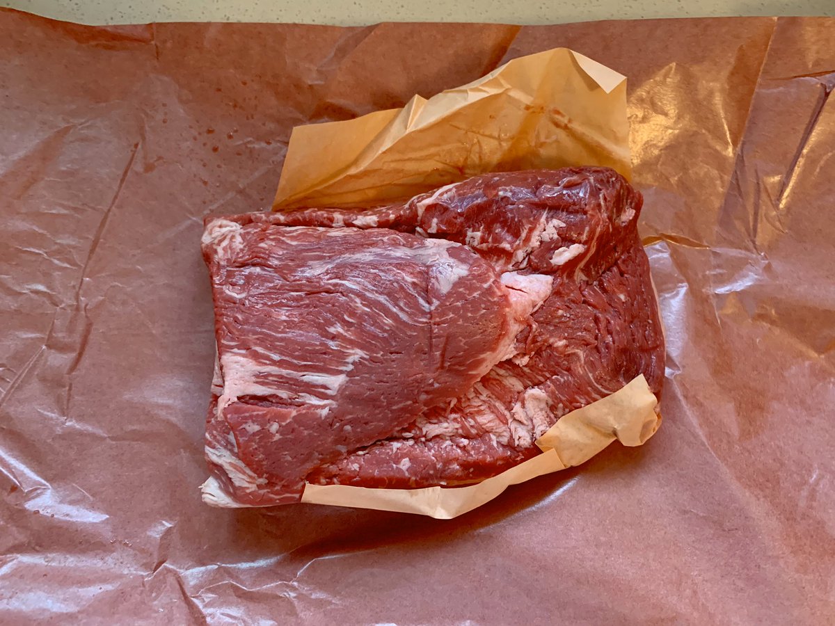 Ok! Four pounds of beef doesn’t sound like a whole lot until you unwrap it, look at it, and remember everyone else in your family is a vegetarian...