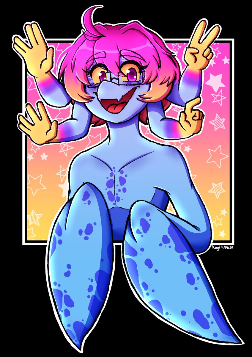 koffeebuhtt's tweet photo. Decided to make this cutie Cteno for one of my favorite artist @slugbox 
#slugbox #cteno #fanart https://t.co/CZ69QSCPBF