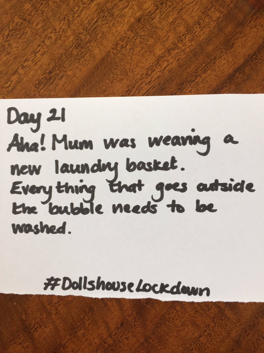 Day 21. Mum finished her online weaving course! But maybe she’s gone a little overboard in washing all the things that have been outside the bubble.  #DollshouseLockdown  #nzlockdown