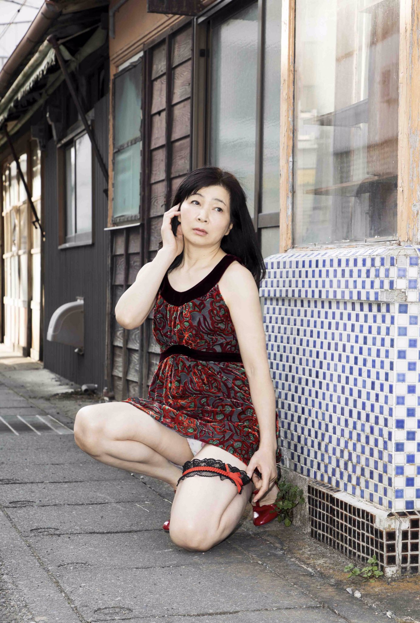 街撮　熟女 