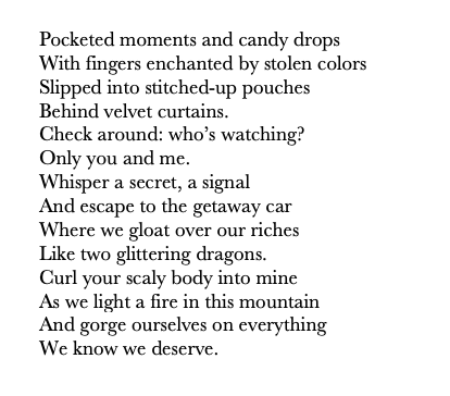  #NaPoWriMo Day 11 (I'm running a bit behind on both posting and writing but still feeling optimistic)