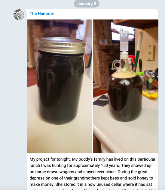 For a final tiny detail to tie it all together, Chris never stops posting about baking bread and brewing mead/cider, which for anyone else is really cool. Not so much for Nazis... Also note how similar the kitchen looks in all these pictures.10/