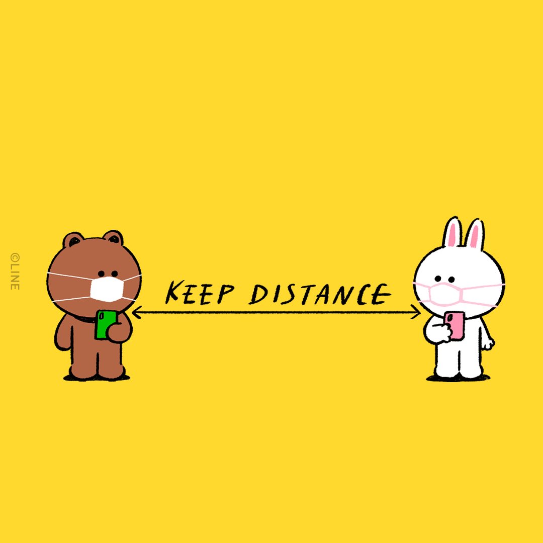 LINE FRIENDS on Twitter: "We're counting on each other! Do it for ...