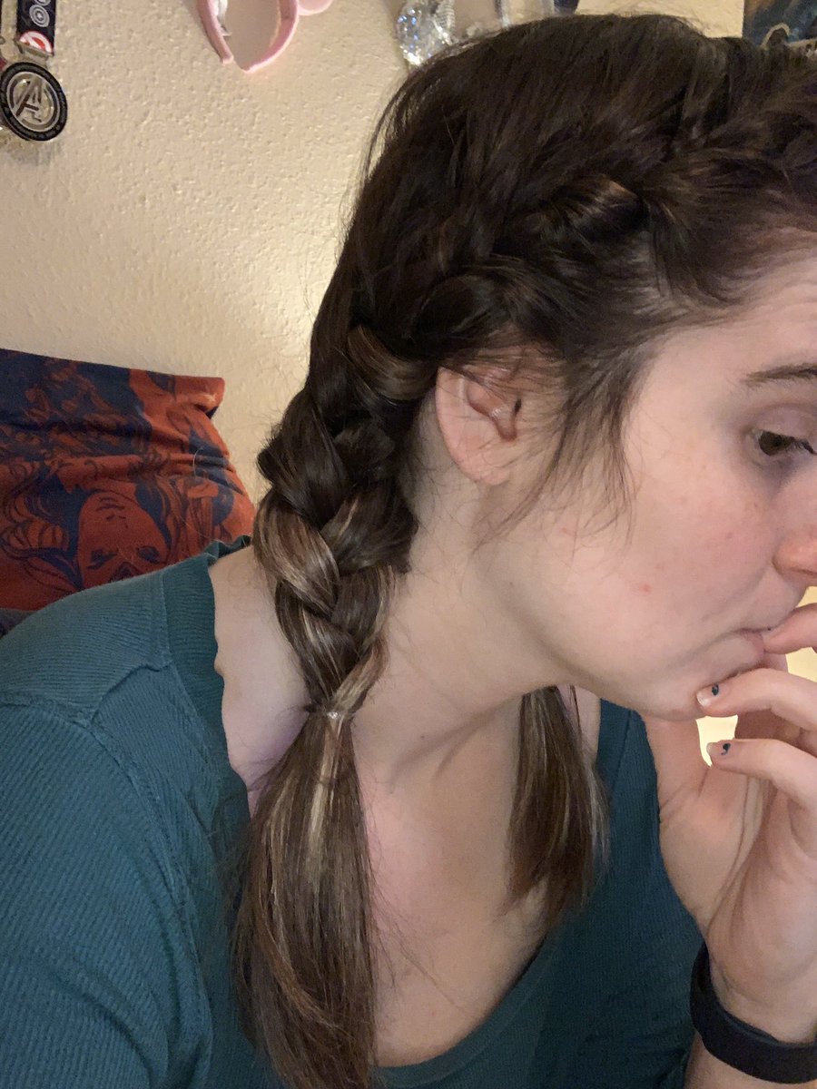 techintyre's tweet photo. Quarantine day 32: I braided my hair for the first time ever. #newskills #QuarantineLife #CoronaVirusUpdate https://t.co/73oXkhOL80