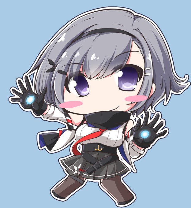 リノさん アイアムリノ!強そうかわいい 2枚目は手からなんか出ちゃったー!? #アズレン  #アズールレーン 