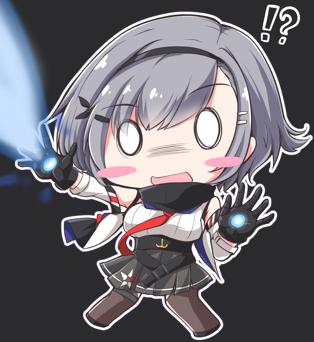 アズレン「リノさん アイアムリノ!強そうかわいい 2枚目は手からなんか出ちゃったー!? #」|Geo＠FANBOXはじめましたのイラスト
