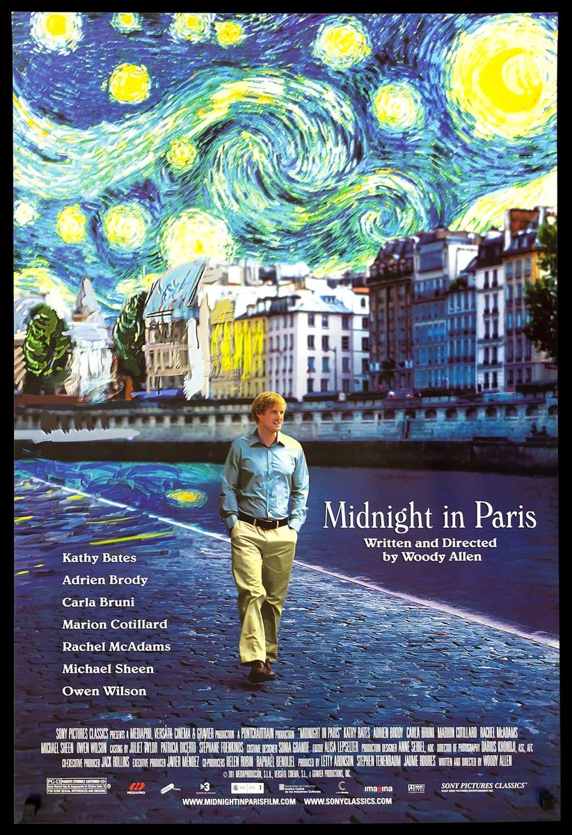  @chinnagadu Brother, You are the finest person I've met on Twitter. You've literally ignited my senses of learning and writing. I've said this a couple of times, but I owe you a lot. Film I dedicate to you is Woody Sahab's Midnight in Paris. Live the life that's real and magical.