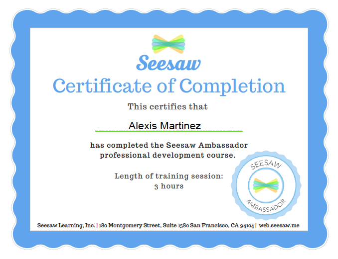 Yay! I am an official <a href="/Seesaw/">Seesaw</a> Ambassador. #TravisRocks @hcisdprincipal <a href="/OliP2020/">Olivia Perry</a> <a href="/SandyHcisd/">Patriot Counselor Sandy</a> <a href="/MPena220/">Mindy Pena</a>