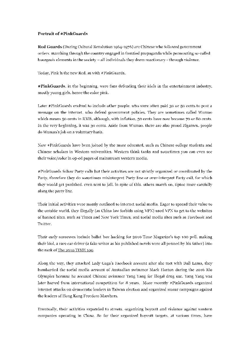 nanzonpu's tweet photo. Portrait of #PinkGuards
Red Guards (During Cultural Revolution 1964-1976) are Chinese who followed government orders, marching through the country engaged in frenzied propaganda while persecuting so-called bourgeois elements in the society through violence. Full text in pics. 1/n https://t.co/dK762eDPYq