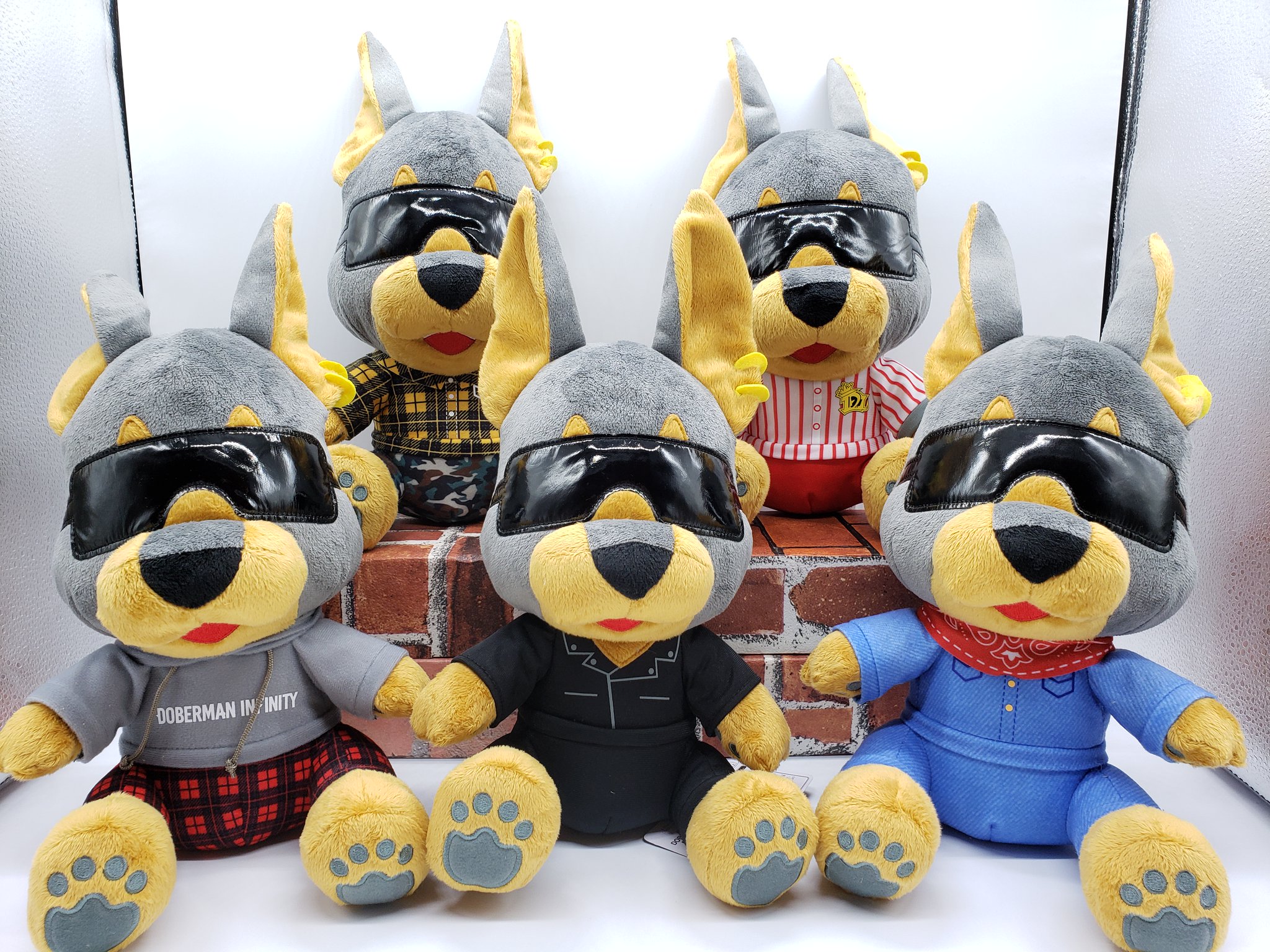 DOBERMAN INFINITY 愛犬 DOBE DOGG BIG ぬいぐるみ