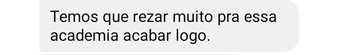samuelfarias91's tweet photo. Essa academia tem que acabar! Kkkkkk https://t.co/mojKYCzYLd