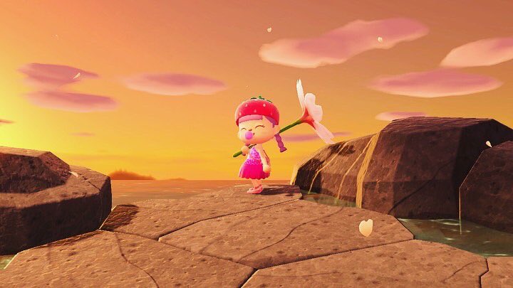 RoyalSlothCos's tweet photo. Aah~ Taking pictures in AC is so much fun!
🌸🍓🌸
I want to thank all who are following social distancing! It really helps myself and my family stay since we are high-risk due to asthma and heart conditions.
#ACNH #animalcrossing #animalcrossingnewhorizons  #videogame #StayHome https://t.co/F2DFlZKIDn