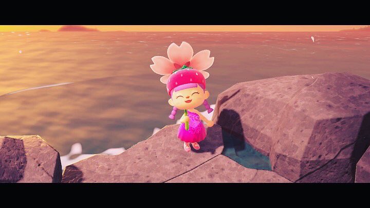 RoyalSlothCos's tweet photo. Aah~ Taking pictures in AC is so much fun!
🌸🍓🌸
I want to thank all who are following social distancing! It really helps myself and my family stay since we are high-risk due to asthma and heart conditions.
#ACNH #animalcrossing #animalcrossingnewhorizons  #videogame #StayHome https://t.co/F2DFlZKIDn