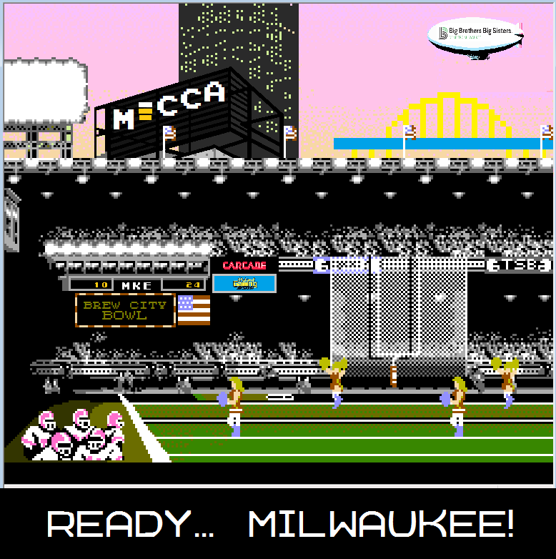 brewcitybowl's tweet photo. READY... MILWAUKEE!

#TecmoSuperBowl returns for @brewcitybowl II!
Year 2 = 2 DIVISIONS!

SAT, OCT 24 @themeccamke!

Registration opens 2p on 04/28 @ https://t.co/KvXPk1h8un

Proceeds benefit @bbbsmilwaukee
Presented by @CARCADEgames

#414Day #TecmoTuesday
#WashYourHands https://t.co/IbdEhjUeta