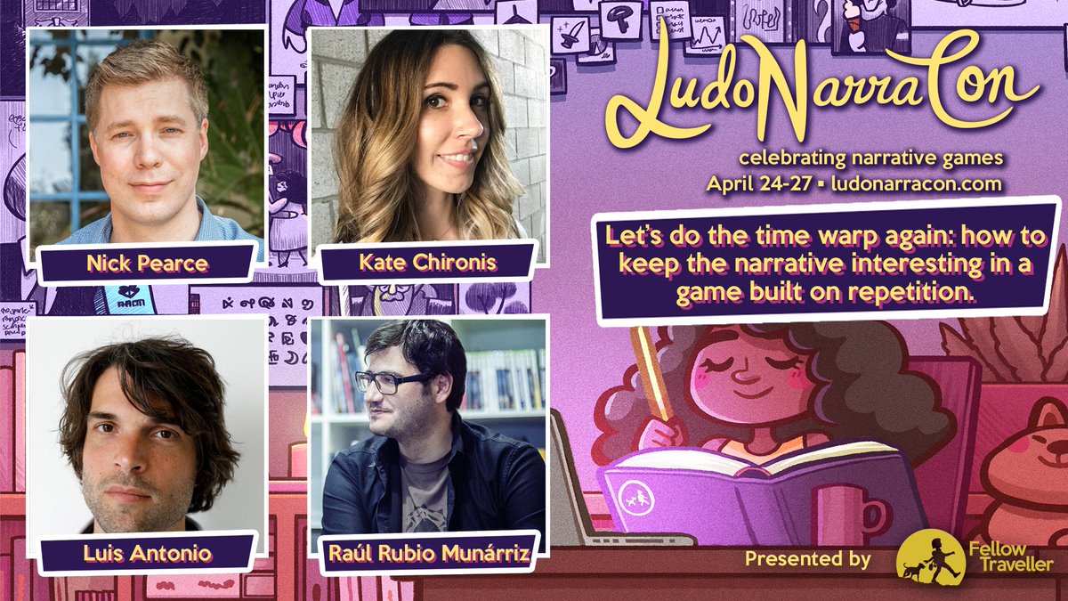 ModnStoryteller's tweet image. Next Week #LudoNarraCon kicks off with some spectacular talks on Narrative Game Development.

Nick will be discussing time loop games with other talented developers of time loop games, all presented by @FellowTravellr

&amp;gt; ludonarracon.com/panels Set yourself a reminder via Steam