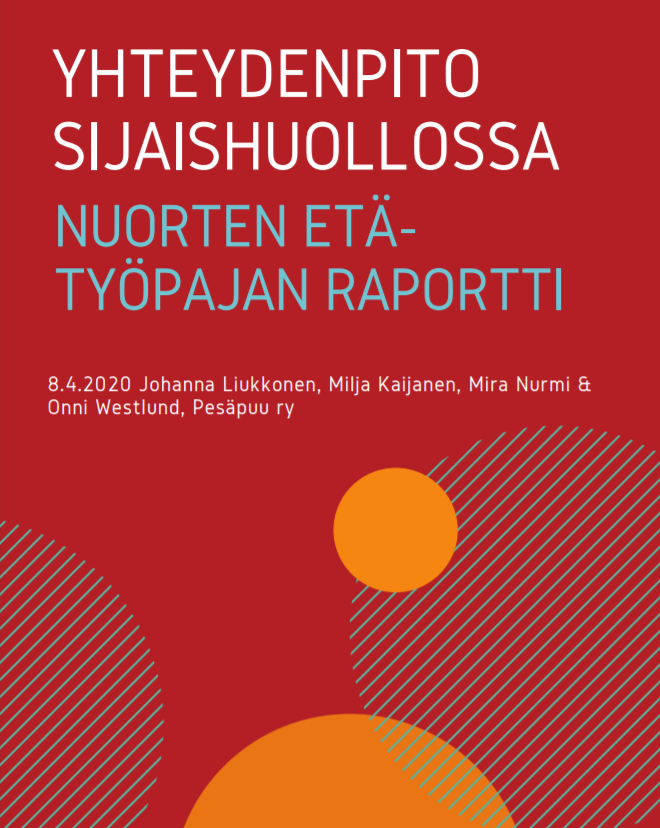PesapuuRy's tweet photo. ”Yhteydenpidon rajoittaminen ei toimi rangaistuksena, koska tulee vaan enemmän kapinallinen olo." Tutustu sijaishuollossa asuvien ja asuneiden nuorten ajatuksiin yhteydenpidosta sijaishuollossa 👉 https://t.co/LNHNSku4tP. #yhteydenpito #sijaishuolto #nuoret https://t.co/bODhVH3nMa
