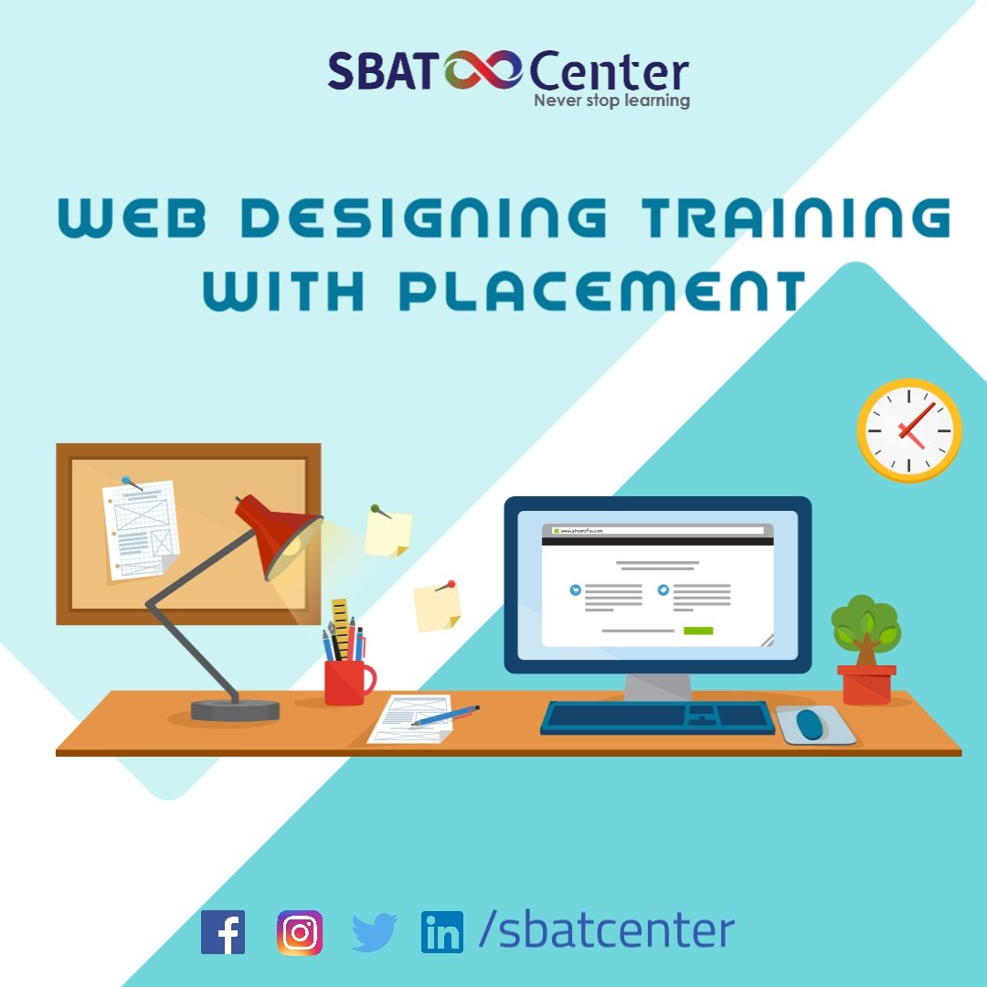 sbatcenter's tweet photo. Looking for the best Web designing Training in Chennai??? Your answer is SBAT.
Our expert trainers are here to train you.
SBAT is one of the best Web Designing Training Institutes in Chennai...
For more details and inquiries, please call 9500588888 https://t.co/myLMdFZl5n