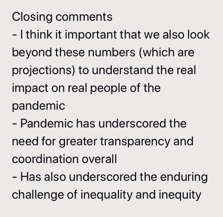  #WhatISaid on  #CNA938 of2020  #IMF projections :1. Important to go beyond numbers &understand real impact on real people of pandemic2. Pandemic has underscored •need for greater transparency/ coordination•enduring challenge of inequality/inequity https://twitter.com/curtisschin/status/1250209206759829508?s=21