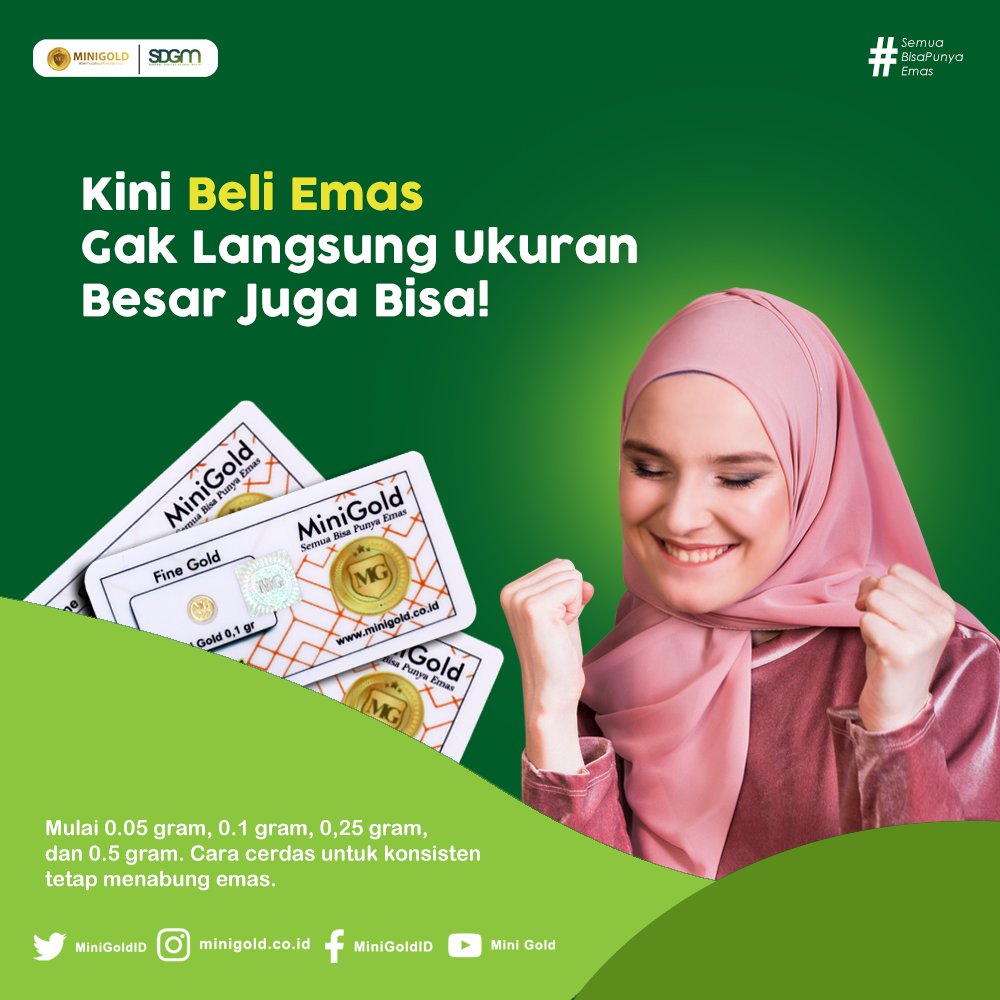 MiniGoldID's tweet photo. Tidak semua orang mampu untuk langsung membeli emas ukuran besar, atau ada juga yang punya cara cerdas memiliki aset dengan mengatur keuangan, untuk menyisihkan pendapatan.

Terpenting konsistensi menabung emas, maka sedikit demi sedikit lama-lama menjadi  bukit. https://t.co/3SG9wx3ADK